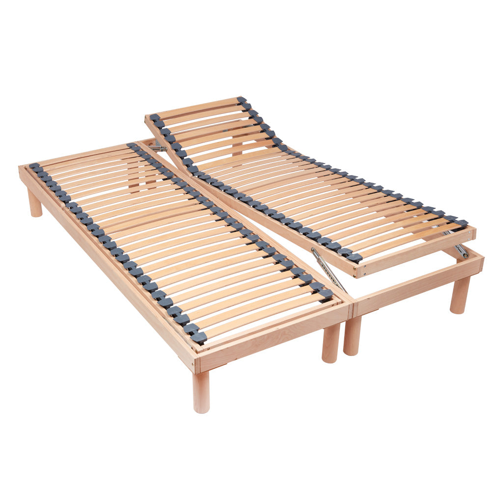 Manual Tilting Adjustable Floor Standing Premium Second-Generation Dual Row Slatted Bed Base