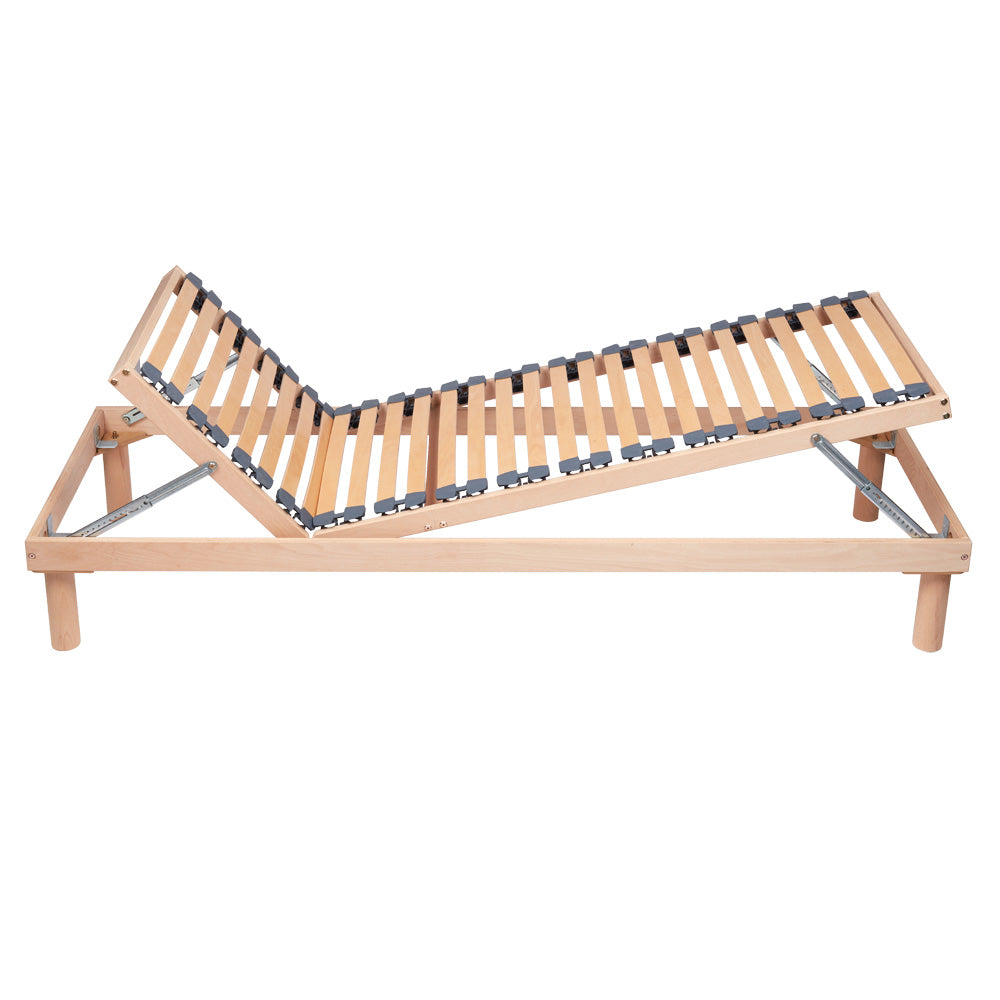 Manual Tilting Adjustable Floor Standing Premium Second-Generation Single Row Slatted Bed Base