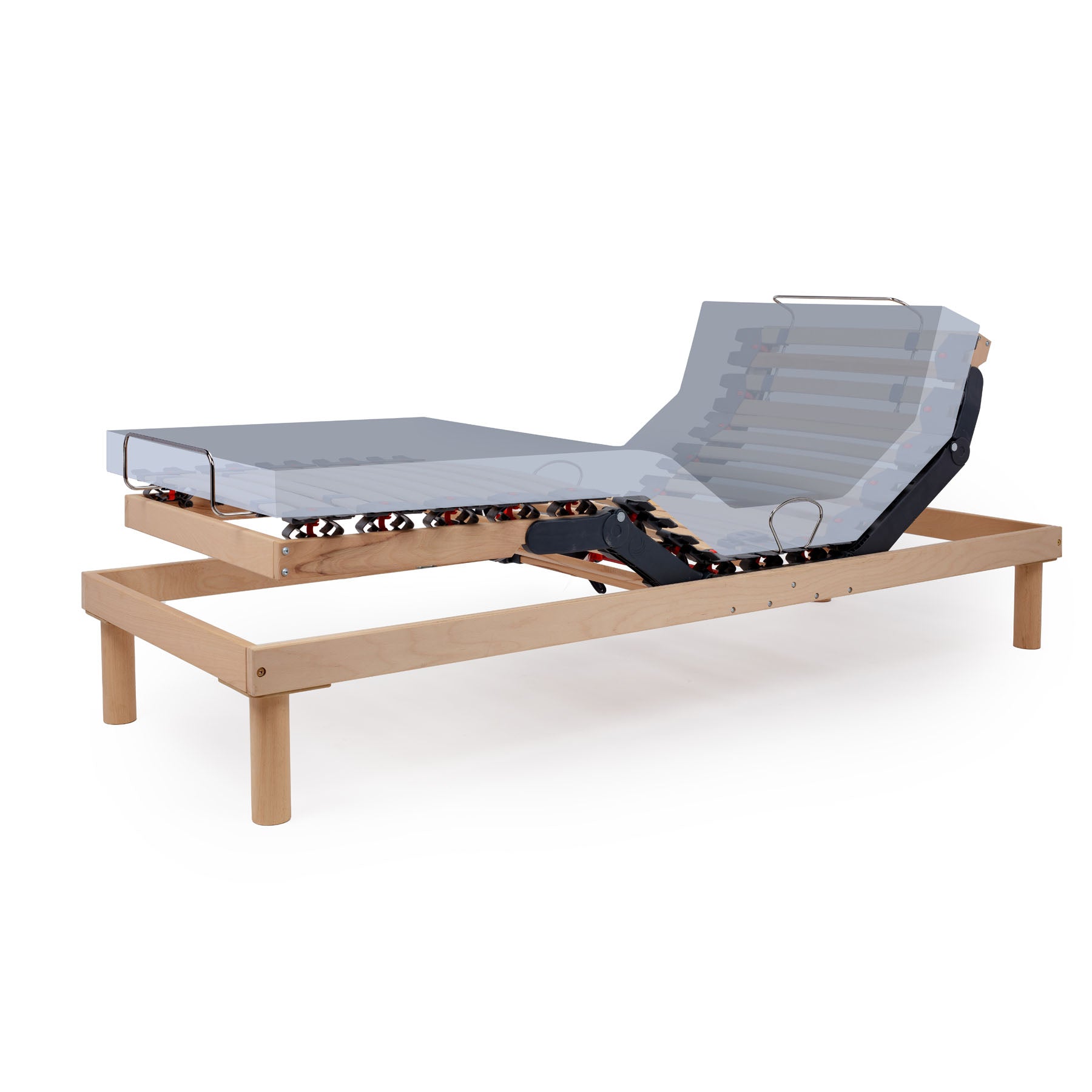 Motion 5 Electric Adjustable Floor-Standing Slatted Bed Base | Fifth-Generation | Single Row | Firmness Control