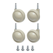 Pebble Metal Shepherd Castors - Grip Neck Stem