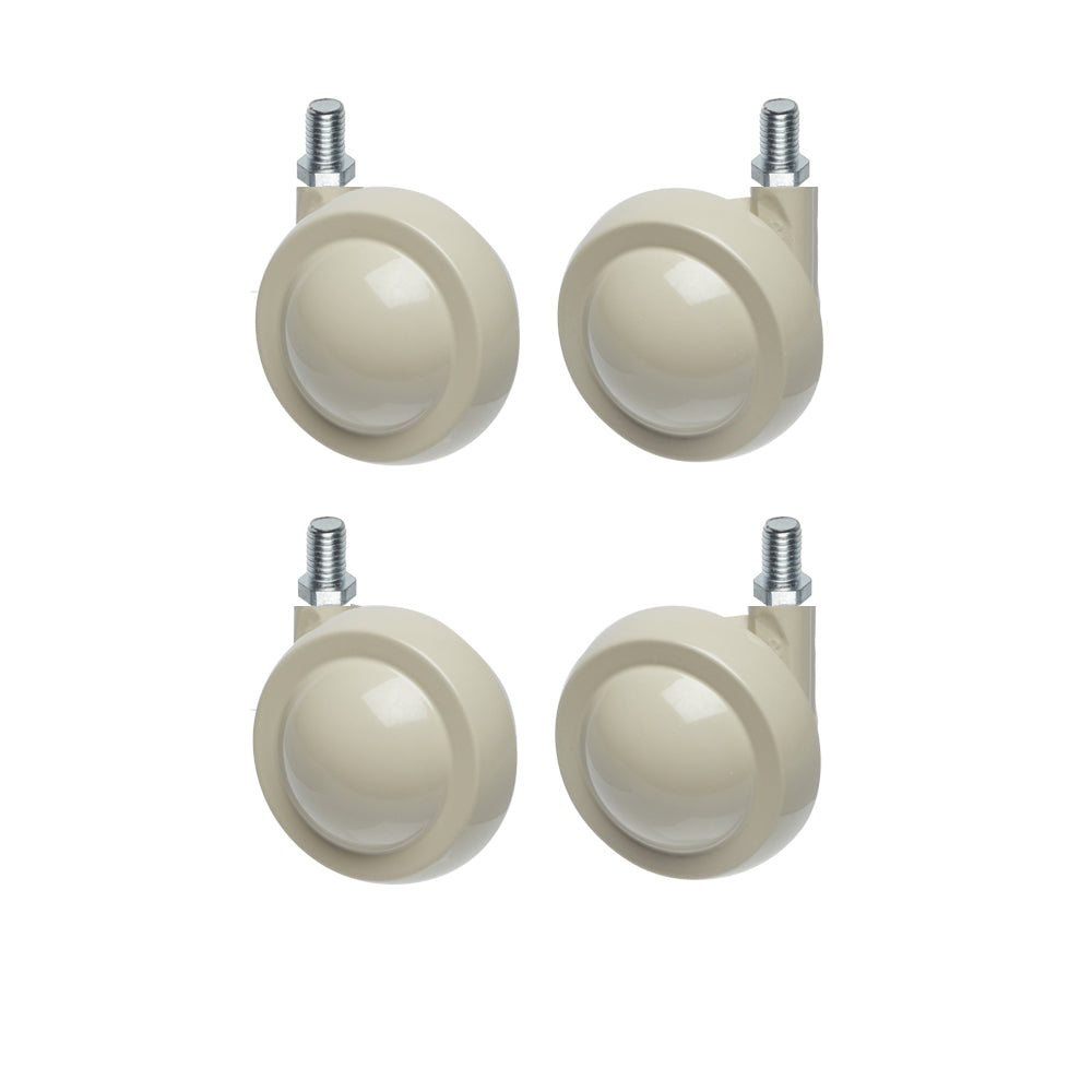 Pebble Metal Shepherd Castors - M10 Stem