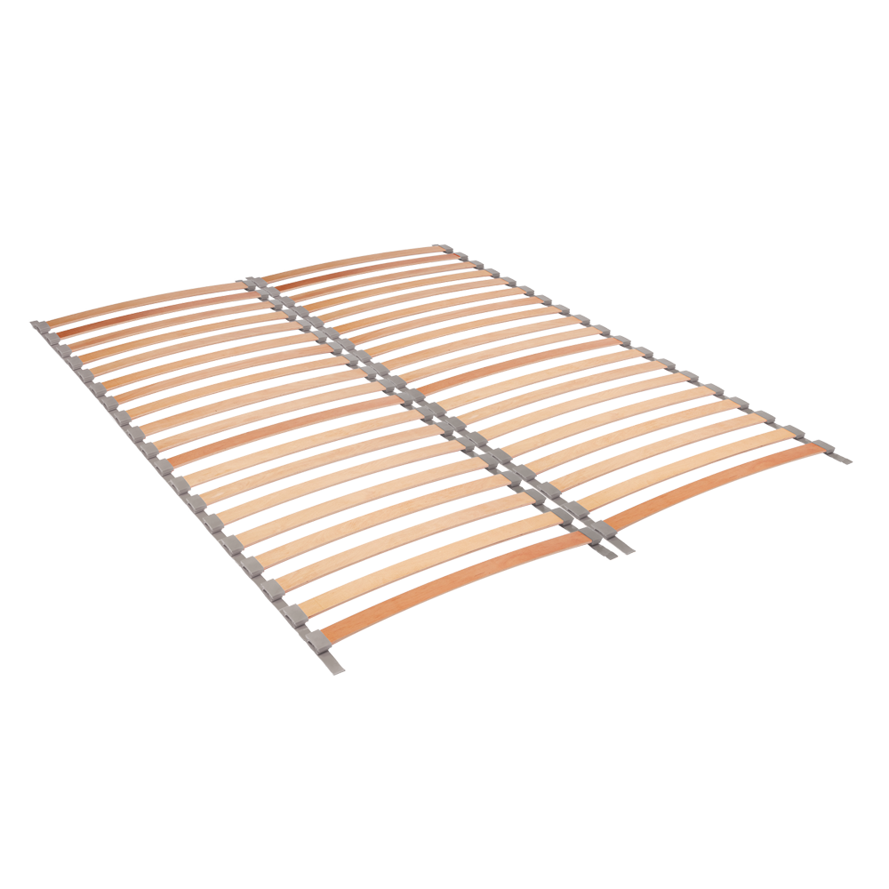 Premium Rubber Roll-out (with Suspension) Sprung Bed Slat Double Row Kit
