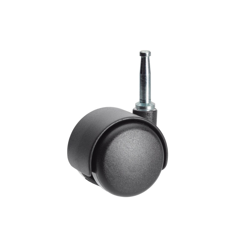 Premium Bed/ Furniture Twin Wheel Castors WITHOUT Brake Designed for Carpet - Grip Neck Stem