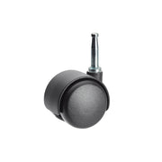 Premium Bed/ Furniture Twin Wheel Castors WITHOUT Brake Designed for Carpet - Grip Neck Stem