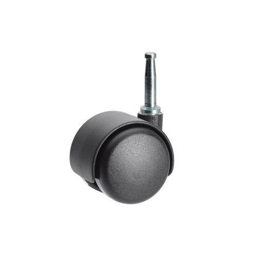 Premium Bed/ Furniture Twin Wheel Castors WITHOUT Brake Designed for Carpet - Grip Neck Stem