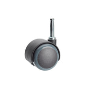 Premium Bed/ Furniture Twin Wheel Castors WITHOUT Brake Designed for Hard Flooring - Grip Neck Stem