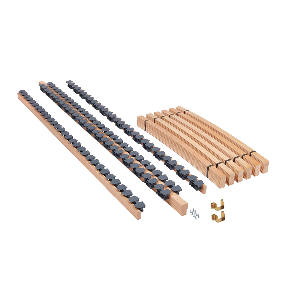 Rails with Holder and Slat