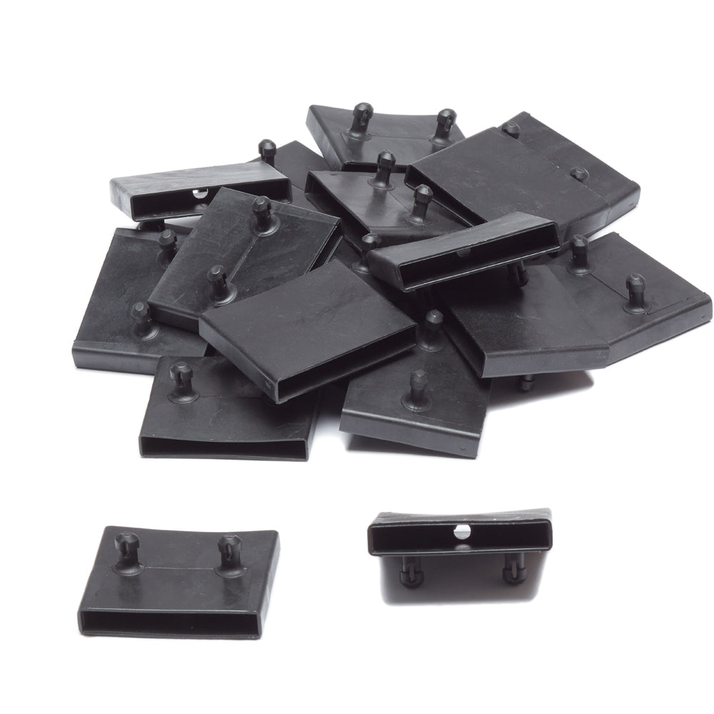 63mm x 8mm Sprung Bed Slat Holder For Centre Rails | 2 Prongs (38mm Prong Centres)