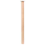 Cylinder Solid European Beech Wooden Breakfast Bar Support Legs