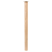 Cylinder Solid European Oak Wooden Breakfast Bar Support Legs