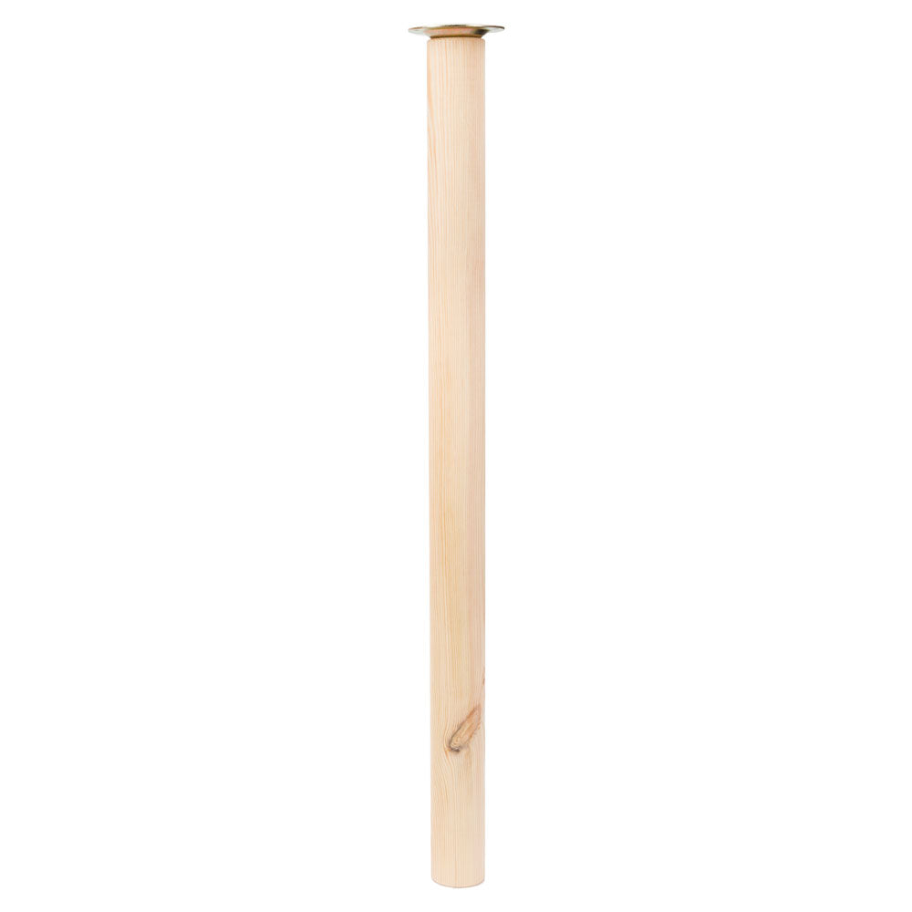 Cylinder Solid Pine Wooden Breakfast Bar Support Legs