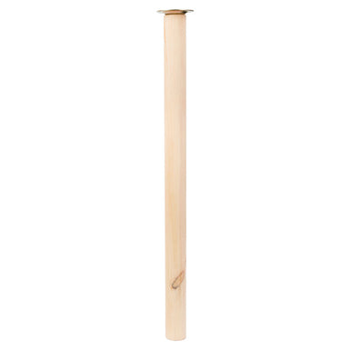 Cylinder Solid Pine Wooden Breakfast Bar Support Legs