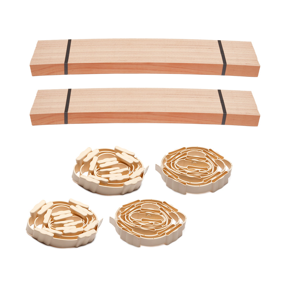 Standard Rubber Roll-out Sprung Bed Slat Double Row Kit