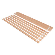 Extra Wide Solid Beech Flat Bed Slats- Webbed Sets