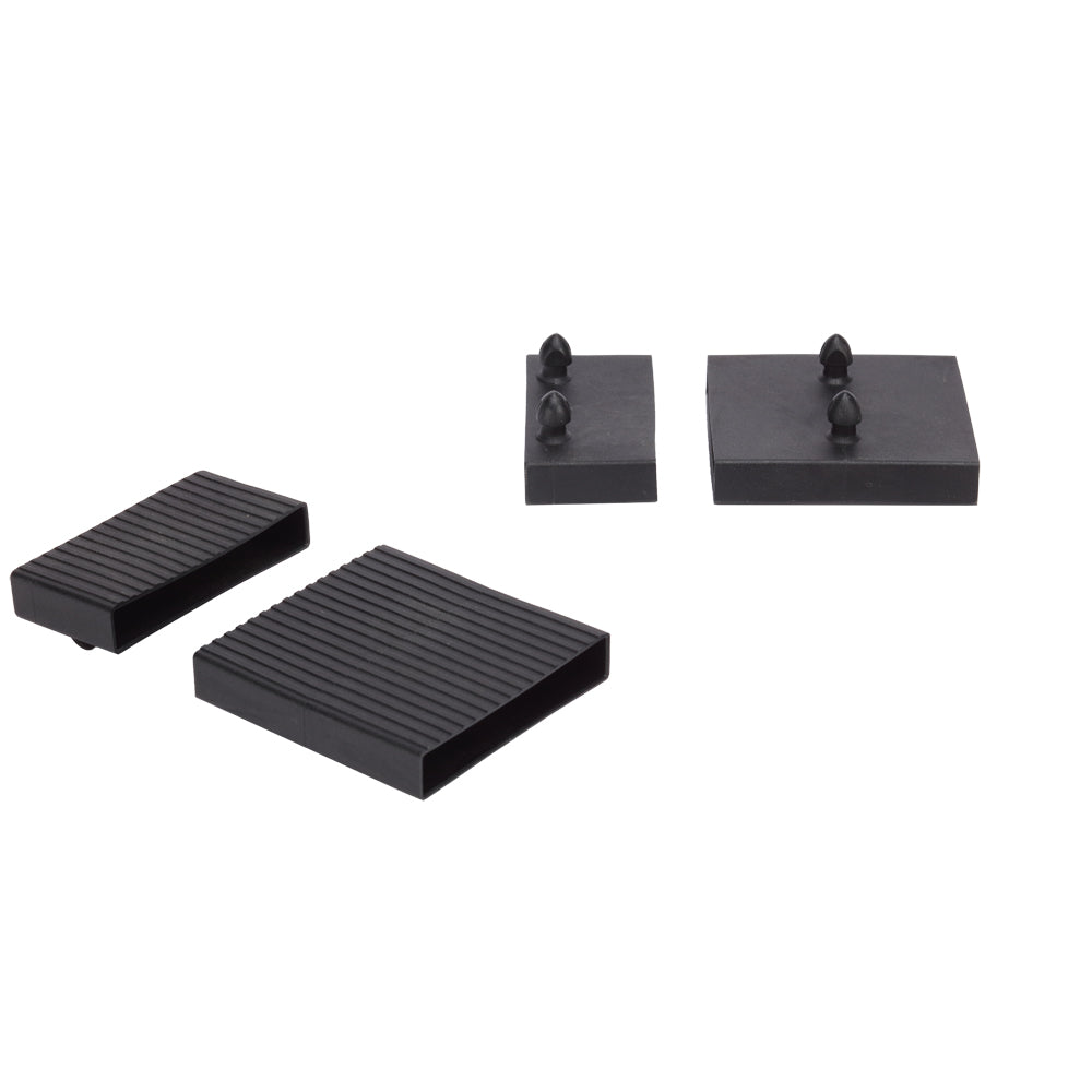 63mm x 8mm Sprung Bed Slat Cap Holder For Centre Rail | 2 Prongs (35mm Prong Centres)