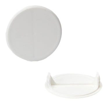 40mm Furniture Cover Caps for Maxi Luna Washers - White